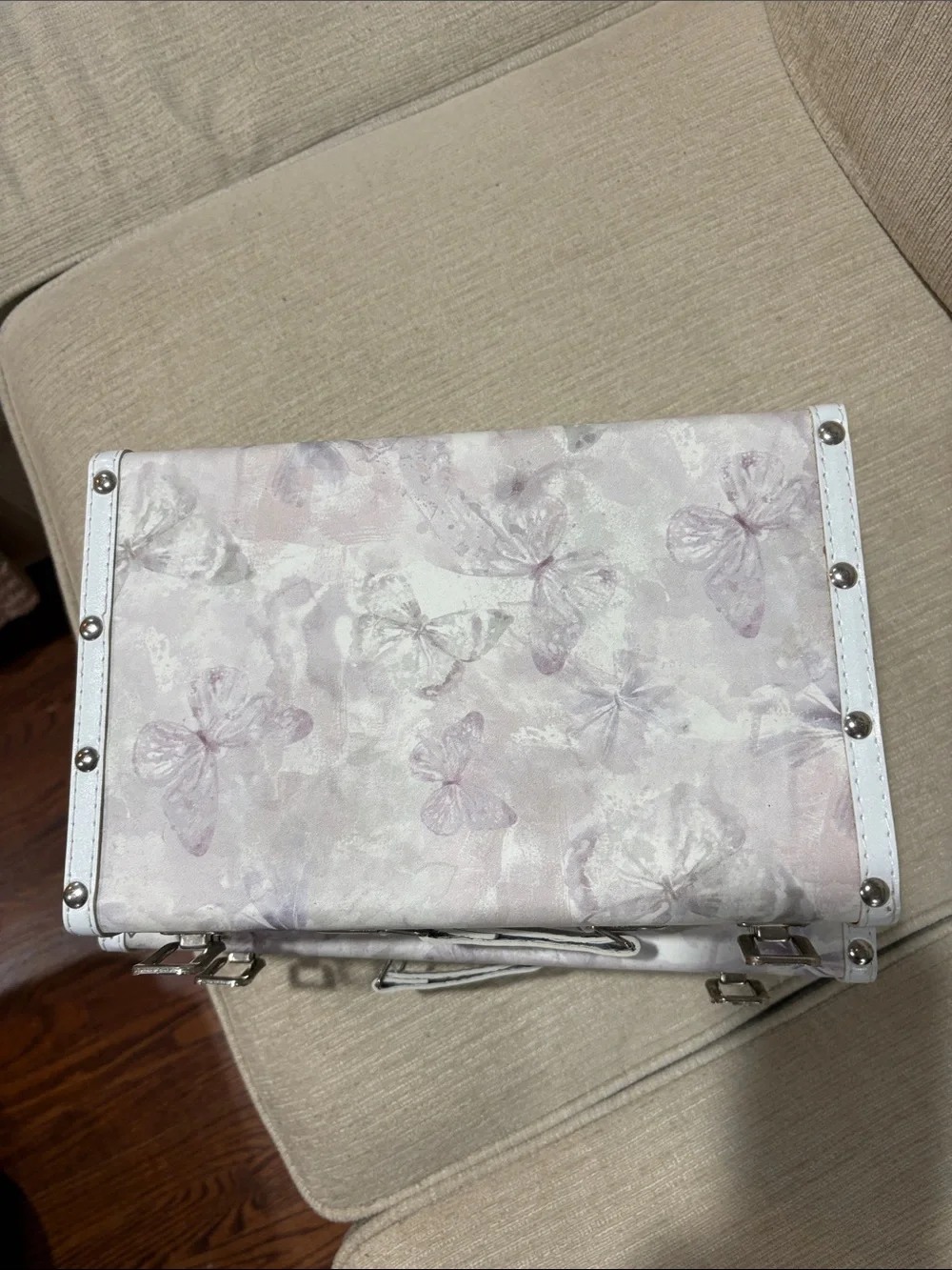 Marshalls Floral Pink & White Decorative Storage Trunks
